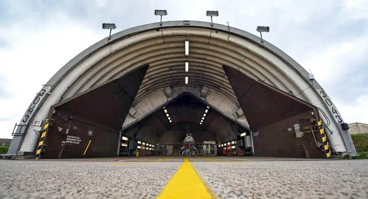 The U.S. Air Force acknowledges the need for aircraft shelters but won't construct new ones, citing peculiar reasons.