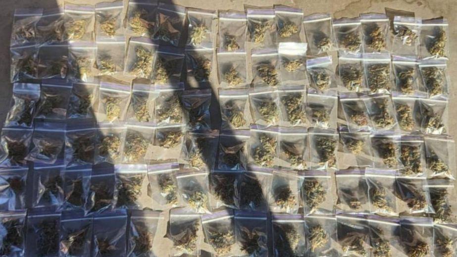 In Kryvyi Rih, police apprehended a local resident found in possession of cannabis (PHOTO).