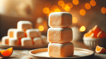 Kids will be thrilled: make homemade orange marshmallows (video)!