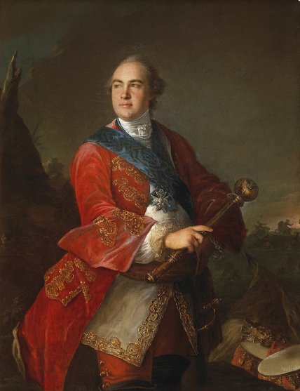 Гетман Левобережной Украины Кирилл Разумовский. Художник Луи Токке, 1758 год